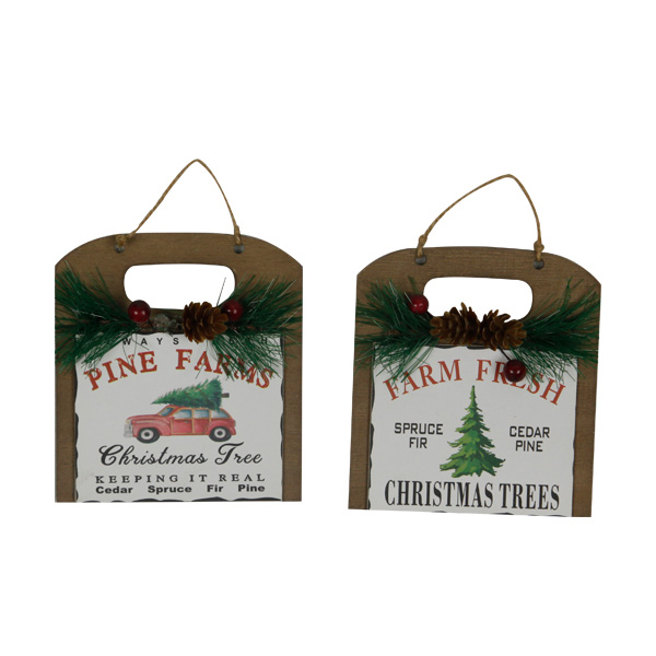 Christmas Farmhouse Hanging Ornaments  