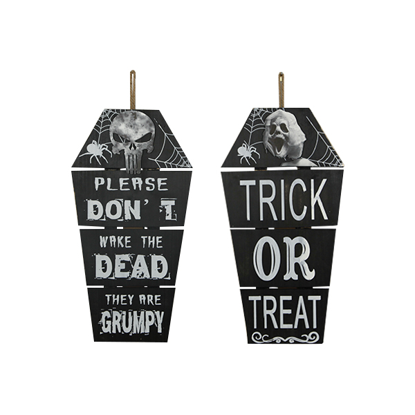 Halloween Wall Hanging Coffin Decoration